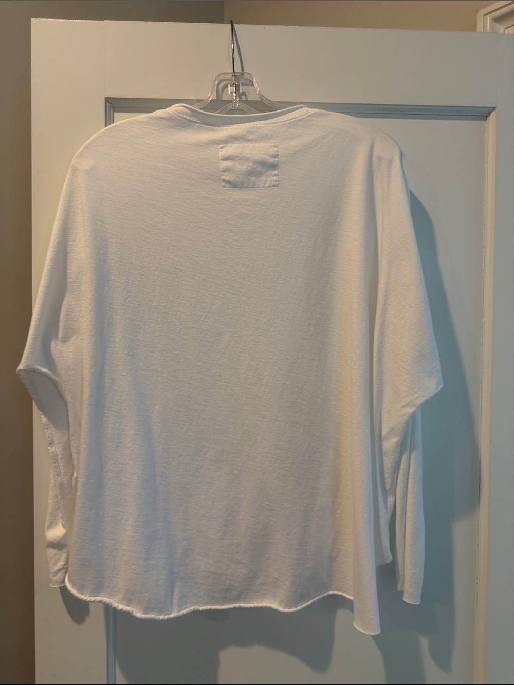 Frank & Eileen Cream Long Sleeve Lightweight Tee - Picture 2 of 5